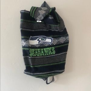 Knit Seahawks back pack